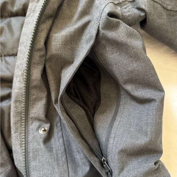 Nau Women's Charcoal Hooded Down Ski Jacket S RN 119269 - Picture 6 of 13